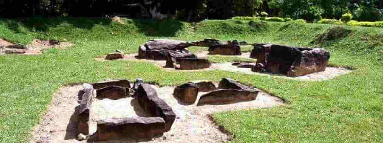 Fresh exacavation at Ibbankatuwa Megalithic Tombs